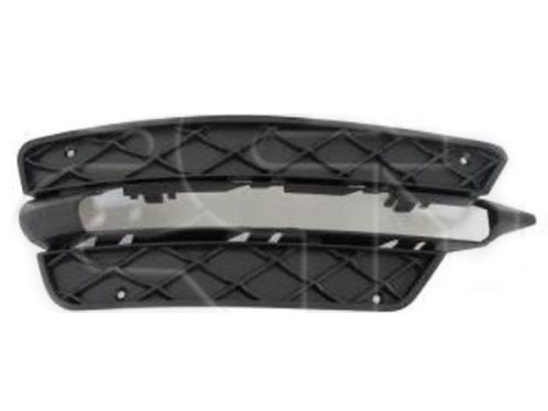 Решітка переднього бампера права Mercedes C-class W204 AMG 11-14 (Тайвань) без молдинга