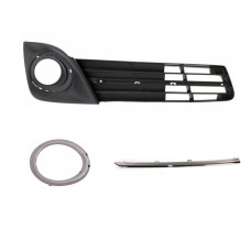 Решітка переднього бампера права Toyota Camry XV50 11-14 SE USA (Тайвань) чорна  хром 5212706290