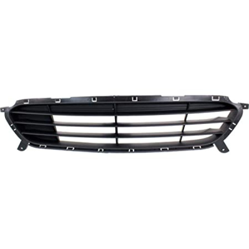 Решітка переднього бампера середня Hyundai Accent 2014-2018 USA (Тайвань) 865611R010