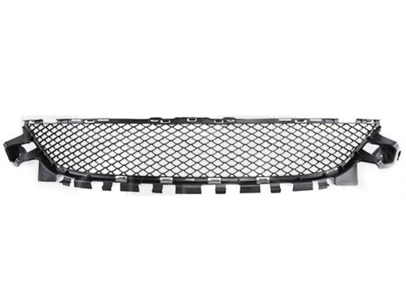 Решітка переднього бампера середня Mercedes C-class W205 AMG 14-18 (Тайвань) чорна