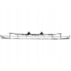 Рештіка переднього бампера верхня Peugeot 207 06-09 Sport (Тайвань) сірий металік 7414QE