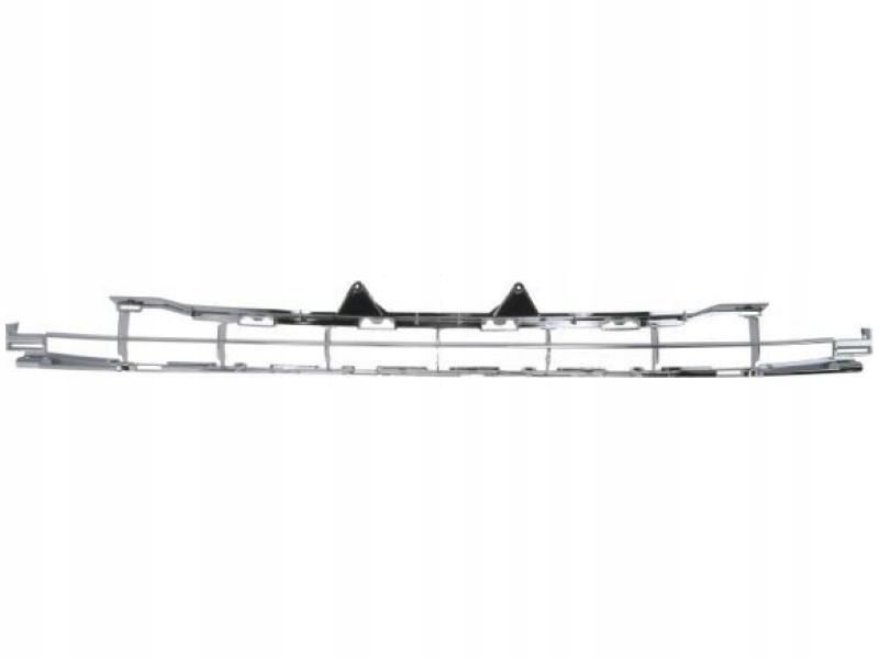 Рештіка переднього бампера верхня Peugeot 207 06-09 Sport (Тайвань) сірий металік 7414QE