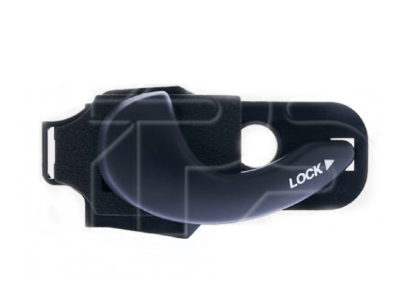 Ручка дверей внутрішня ліва Fiat Doblo 2000-2009 Китай чорна овал