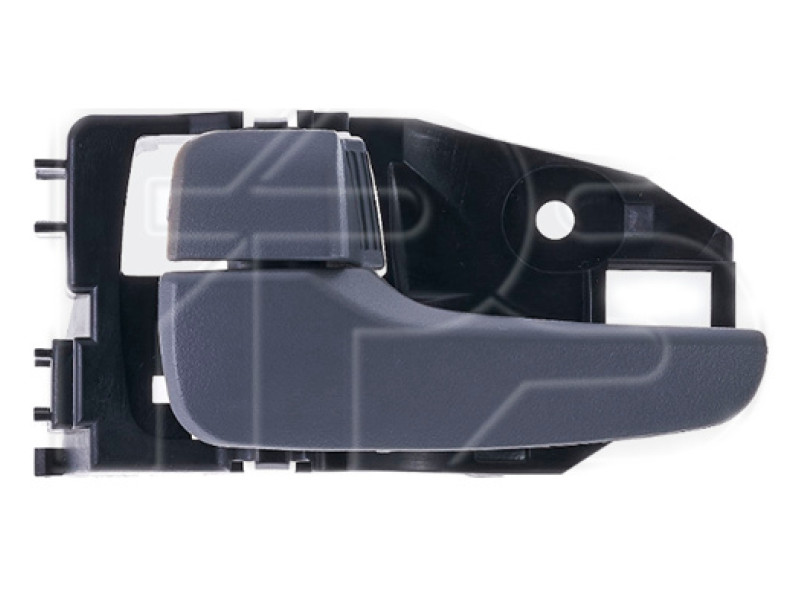 Внутрішня ручка передніх дверей ліва Mitsubishi Lancer 9 2004-2009 Китай темно-сіра