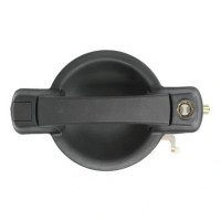 Ручка дверей передня ліва зовнішня Fiat Doblo 2000-2009 (Китай) чорна