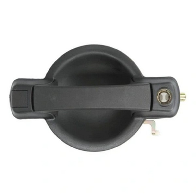 Ручка дверей передня ліва зовнішня Fiat Doblo 2000-2009 (Китай) чорна