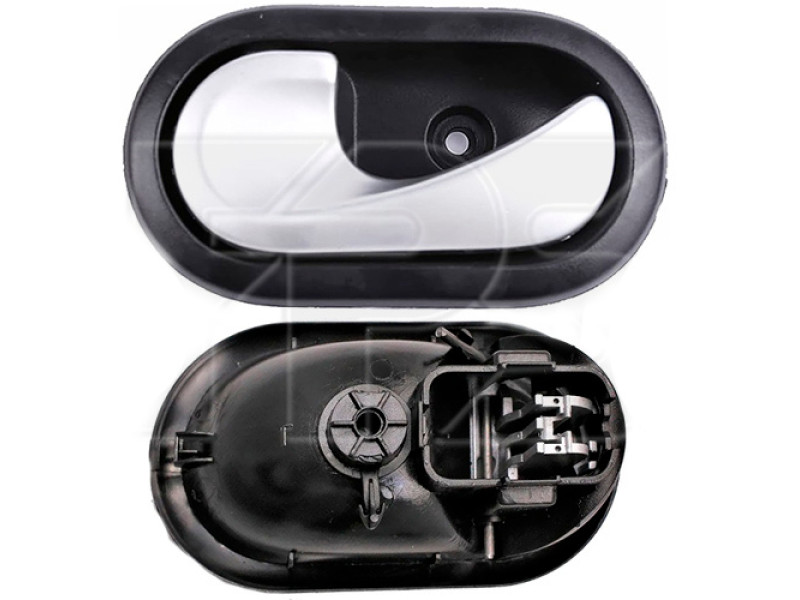 Внутрішня ручка дверей ліва (передні/задні) Renault Megane 2 2002-2009 Китай сірий металік