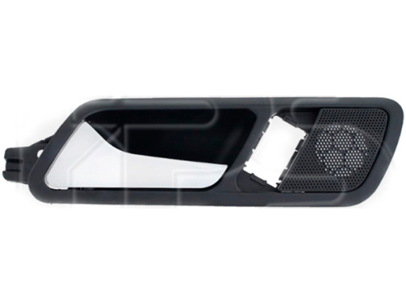 Внутрішня ручка задніх дверей, ліва VW Passat B6 2005-2010 Китай, чорна, хром