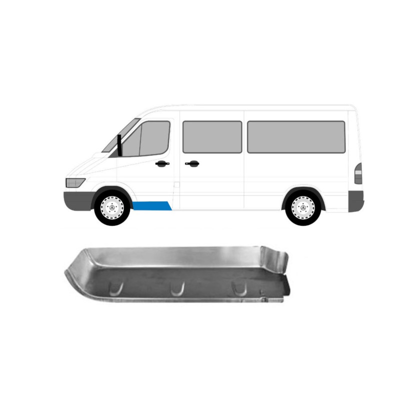 Сходинка ліва передня Mercedes Sprinter W901-W903, VW LT 2 95-06 (FPS)