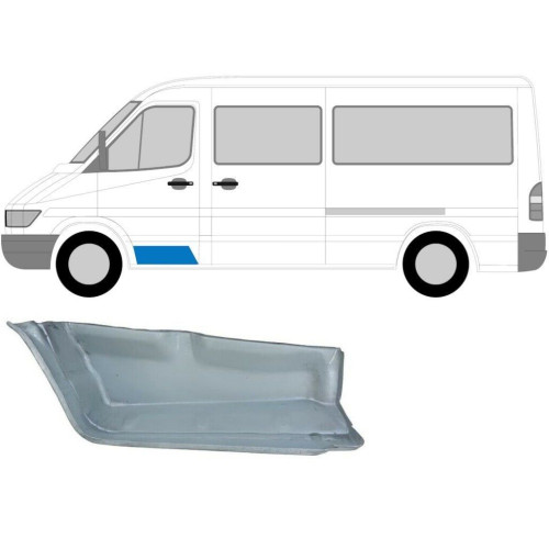 Сходинка ліва передня висока Mercedes Sprinter W901-W903, VW LT 2 1995-2006 (KK)