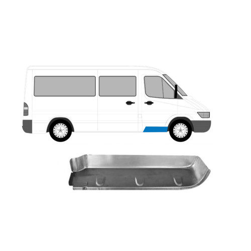 Сходинка права передня Mercedes Sprinter W901-W903, VW LT 2 1995-2006 POTRYKUS 3546048P