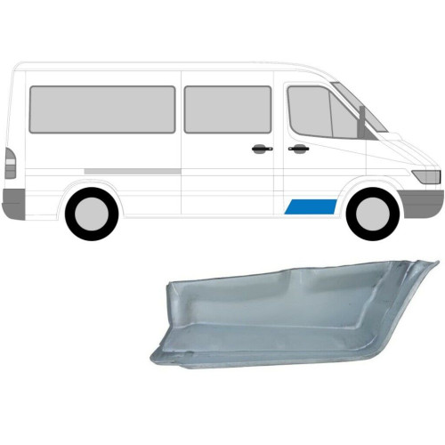 Сходинка права передня висока Mercedes Sprinter W901-W903, VW LT 2 1995-2006 (KK)