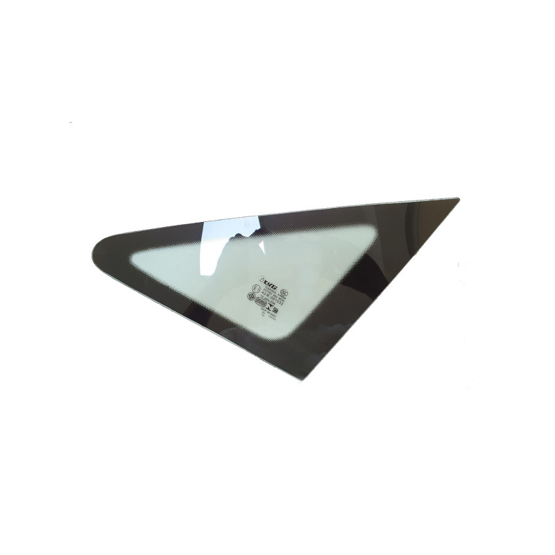 Скло дверне переднє ліве VW Caddy 04-15 (XYG) трикутник, без молдинга