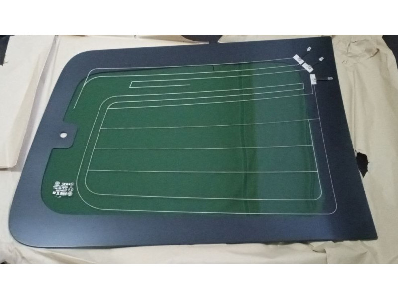 Скло ліве заднє кузовне Mitsubishi Pajero 4 07-14, 14-21 (XYG) обігрів, антена