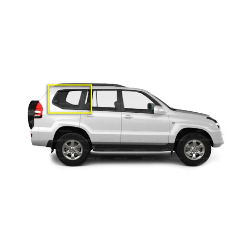 Скло заднє праве кузовне Toyota Land Cruiser Prado 120 2003-2009 (XYG)
