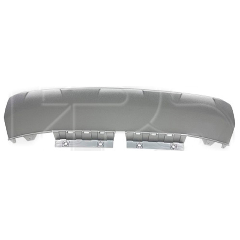 Спойлер бампера переднього Audi Q3 2018- (Тайвань) сірий металік