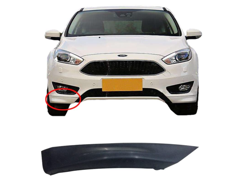 Спойлер переднього бампера правий Ford Focus 3 2015-2018 Sport (Китай) FM5Z17626ACPTM