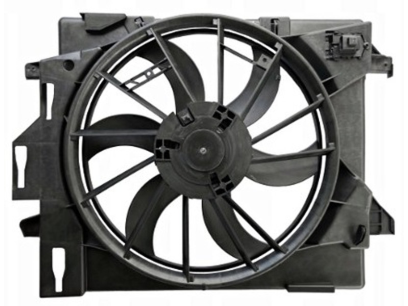 Вентилятор охолодження Dodge Grand Caravan, Chrysler Voyager, Town and Country 08- (Polcar) 04677766AB, 04677768AB
