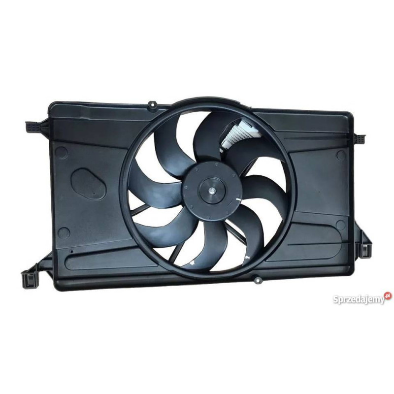 Вентилятор охолодження Ford Focus 3 11-18 (Polcar) 1690949, 8V618C607FC