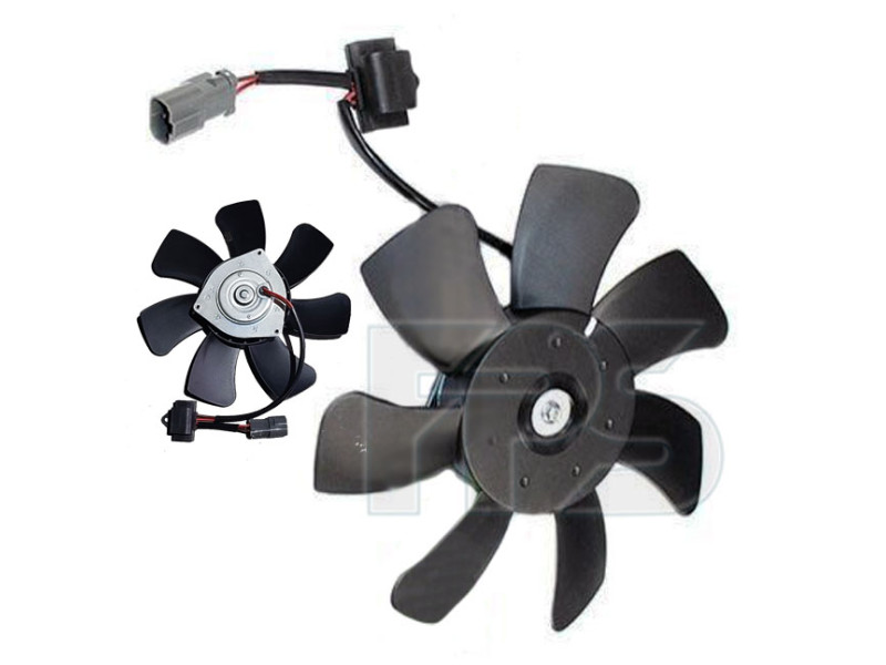 Вентилятор радіатора (7 лопатей) Honda Civic 8 4D/5D 2006-2011 19030RRAA01, 38611RNAA01