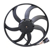 Вентилятор радіатора Audi A3 8P, Skoda Superb 2, Octavia A5, VW Jetta 5, Caddy 04-15, Touran 03-10, Golf Plus, Golf 6, Amarok, Seat Leon 05-12, Altea 04-15 (Van Wezel) 1K0959455EF, 1K0959455DM