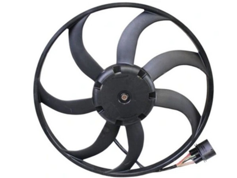 Вентилятор радіатора Audi A3 8P, Skoda Superb 2, Octavia A5, VW Jetta 5, Caddy 04-15, Touran 03-10, Golf Plus, Golf 6, Amarok, Seat Leon 05-12, Altea 04-15 (Van Wezel) 1K0959455EF, 1K0959455DM