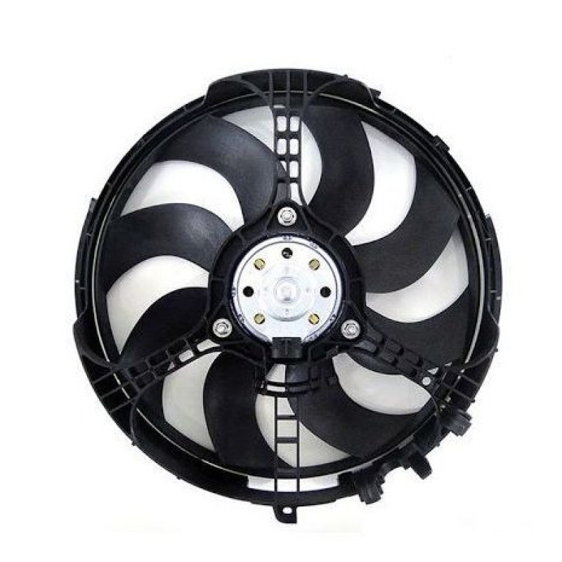 Вентилятор радіатора Fiat Doblo 01-04 (Китай) квадратний розєм 51729495