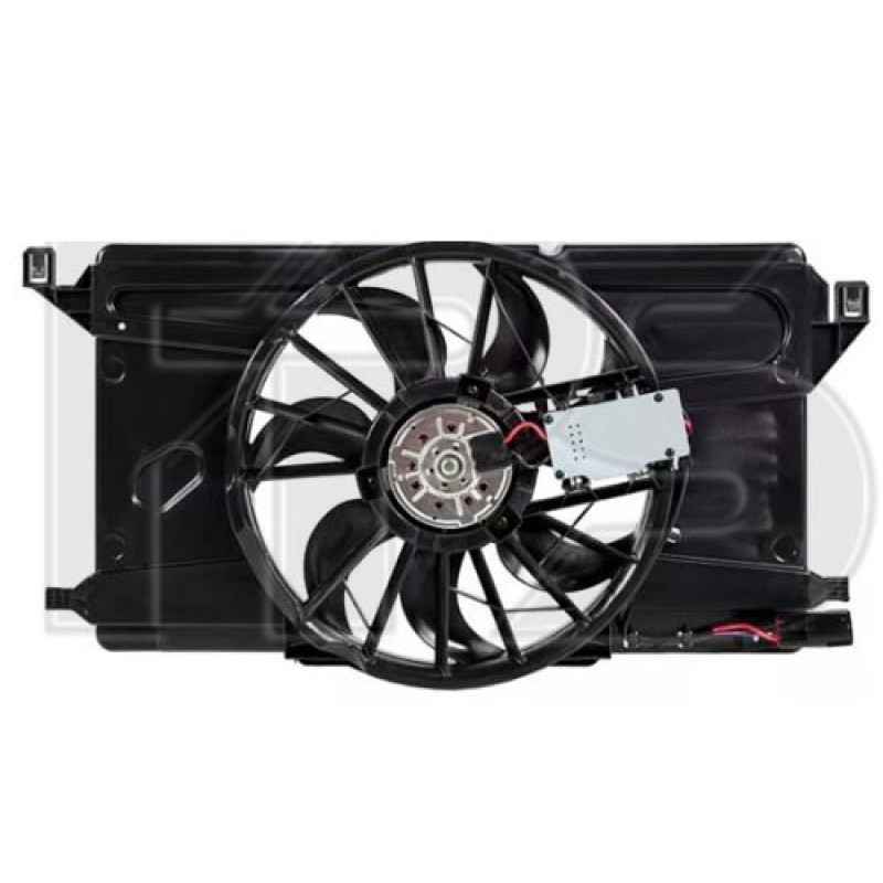 Вентилятор в зборі Ford Focus 2, Ford C-Max 1, Mazda 3 BK з блоком (Китай) 1690949, 1740023