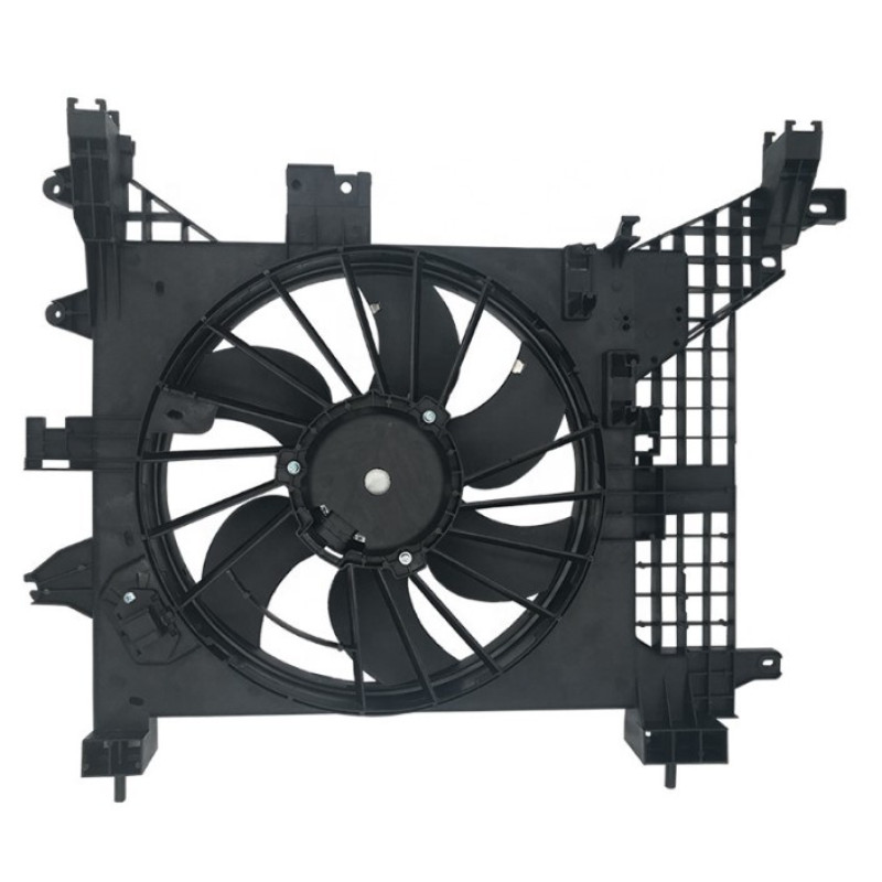 Вентилятор в зборі Renault Duster 10-18 (Китай) розєм - овальний, 214814567R, 8200880555
