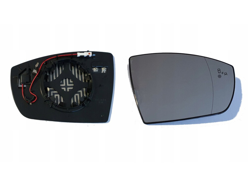 Вкладиш дзеркала правий з датчиком сліпої зони Ford Kuga 2013-2020 Polcar CV4417K707DA