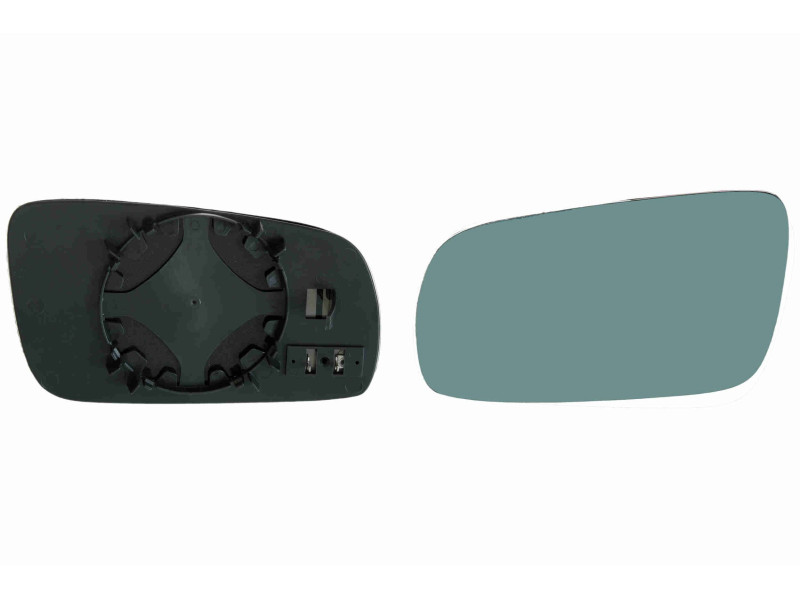 Вкладиш дзеркала лівий Audi A4 B5, A6 C4, C5, A8 D2 1994-2003 Alkar 4B0857535 голубий