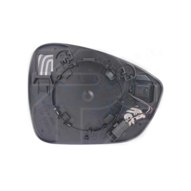 Вкладиш дзеркала лівий (обігрів, датчик) Citroen C4 Picasso / Grand Picasso 13-22, Space Tourer 16-, Opel Crossland X 17- (Китай)