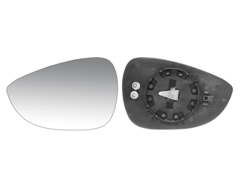 Вкладиш дзеркала лівий Ford Fiesta, B-max 2009-2017 (LKQ) 1671414