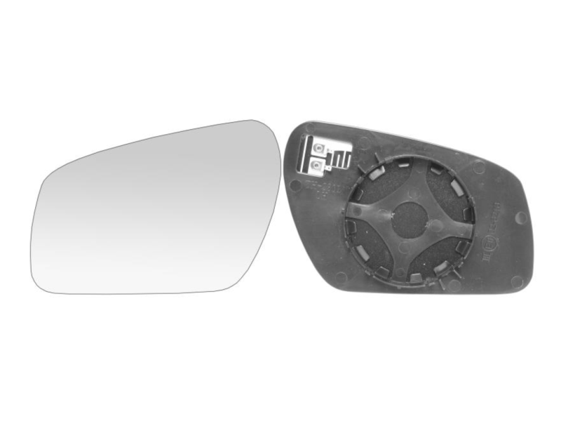 Вкладиш дзеркала лівий Ford Focus 2, C-max, Mondeo 3, Fiesta 5, Fusion 2006-2010 Китай 1255899, 1363674