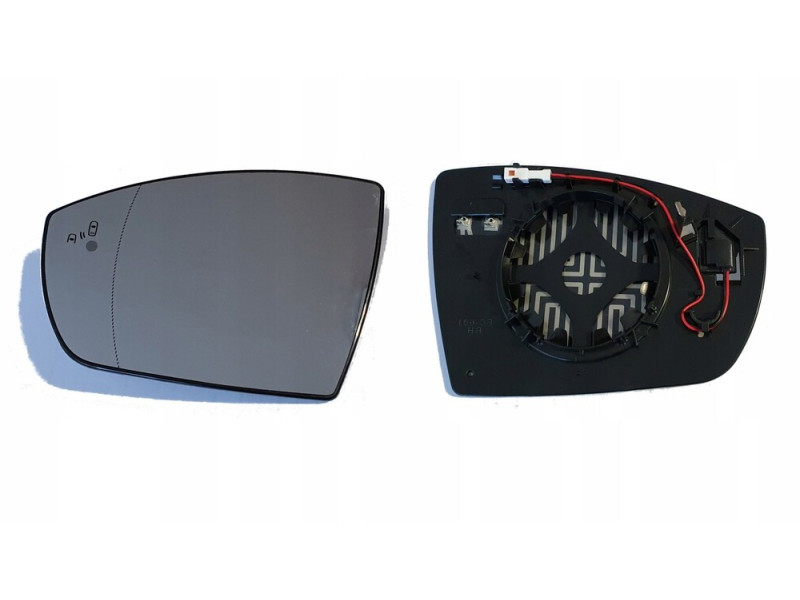 Вкладиш дзеркала лівий з датчиком сліпої зони Ford Kuga, Escape, Ecosport 2013-2020 FPS CV4417T675BA