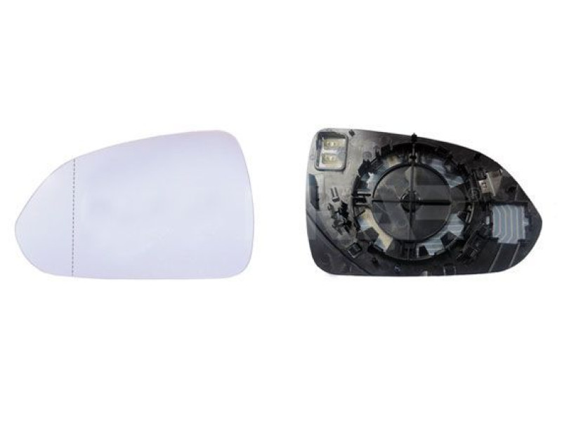 Вкладиш дзеркала лівий з обігрівом Kia Stonic 2017- Тайвань 87611H8030