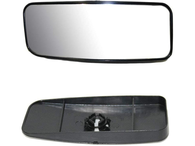 Вкладиш дзеркала лівий нижній Mercedes Sprinter W906 2006-2018, VW Crafter 2006-2016 (Китай) кругле кріплення A0028111933