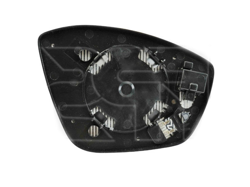 Вкладиш дзеркала лівий з обігрівом Peugeot 308 2013-2017 (Китай)