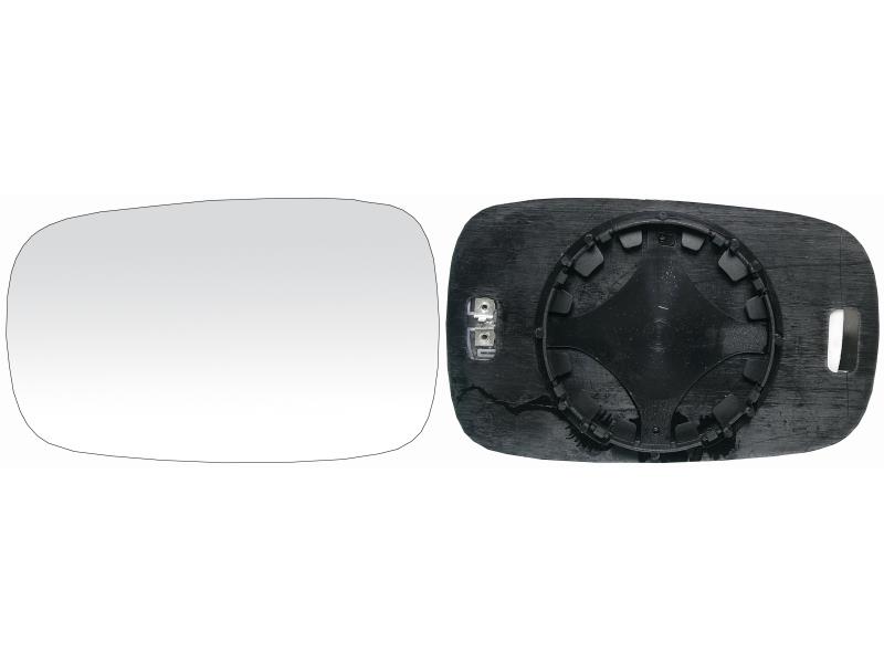 Вкладиш дзеркала лівий/правий з обігрівом асферичний Renault Megane 2, Scenic 2, Clio 3 (Alkar) 2002-2009 7701054752