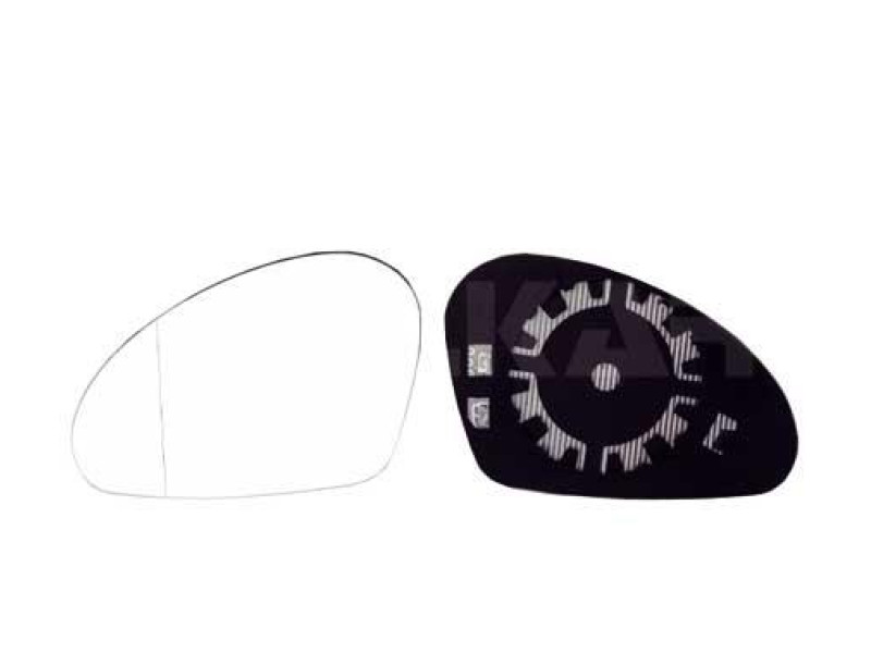 Вкладиш дзеркала лівий Seat Altea, Cordoba, Ibiza, Toledo 2004-2015 (Alkar) 6L1857521A