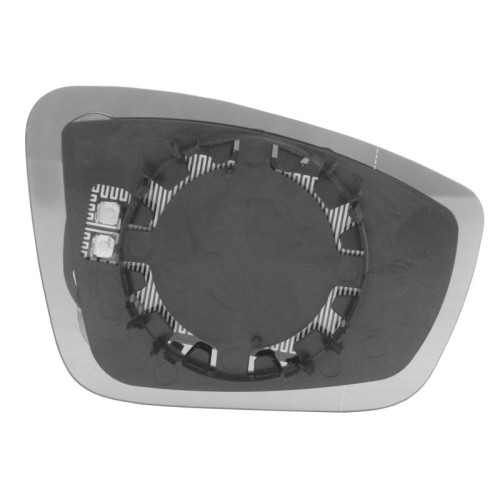 Вкладиш дзеркала лівий VW Up, Seat MII, Skoda Citigo 2012-2023 FPS 6RU857521B.