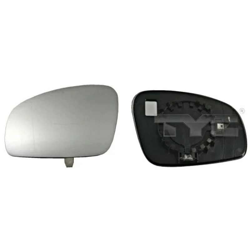 Вкладиш дзеркала лівий (з температурним датчиком) Skoda Fabia 2 2007- Tempest 5J0857521H