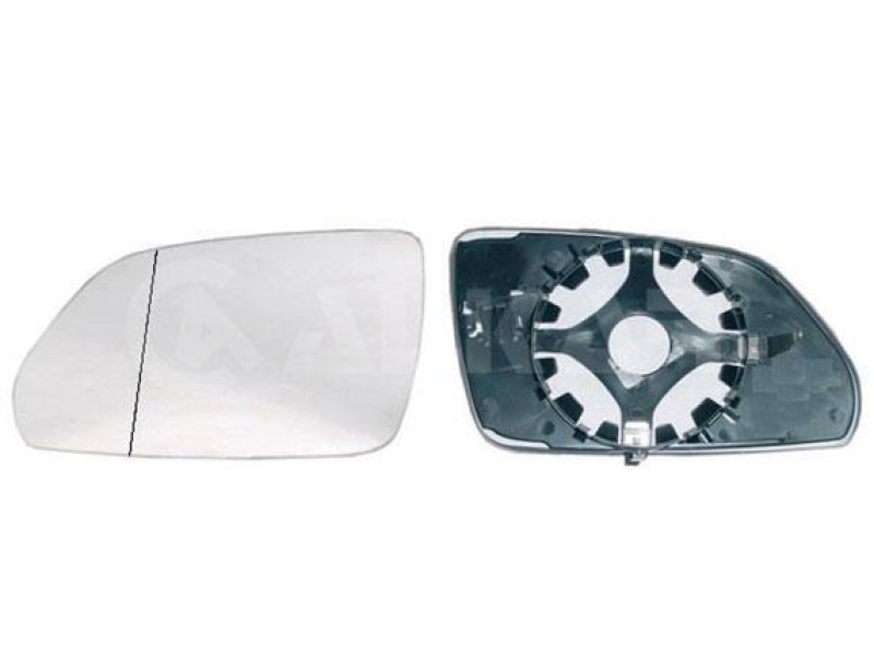 Вкладиш дзеркала лівий Skoda Octavia A5 2005-2009, VW Polo 4 2005-2009 Alkar 1Z1857521, 6Q0857521E