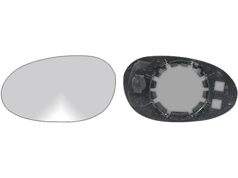 Вкладиш дзеркала лівий без обігріву Smart Fortwo 1998-2007 Китай 0001974V002000000