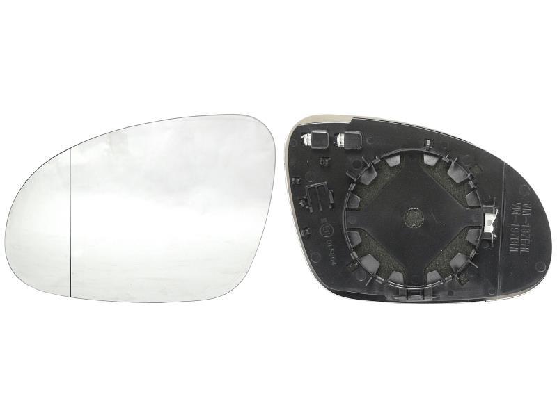 Вкладиш дзеркала лівий VW Golf 5, Plus, Jetta 5, Passat B6, B5, Sharan, Seat Alhambra 04-10, Skoda Superb 1 06-08 FPS 1K0857521K, 3C0857521, 5M0857521C, 7M3857521F