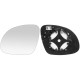 Вкладиш дзеркала лівий VW Tiguan 1 2007-2016, Sharan 2, Skoda Yeti, Seat Alhambra 2 (Polcar) 5N0857521