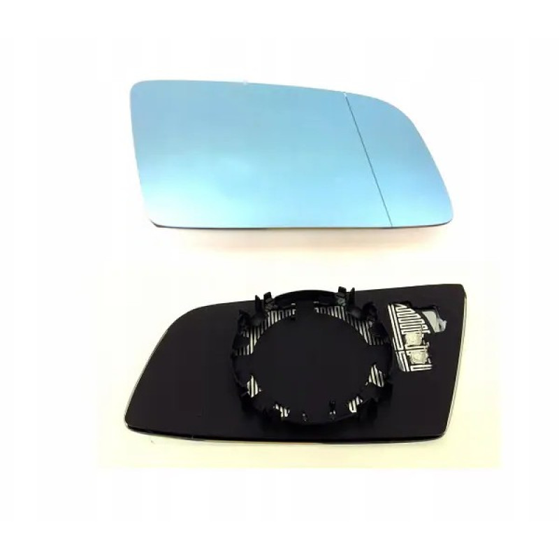 Вкладиш дзеркала правий з обігрівом BMW 5 E60/E61 2003-2010, BMW 6 E63/E64 2003-2010 Polcar 51167065082 (голубий)