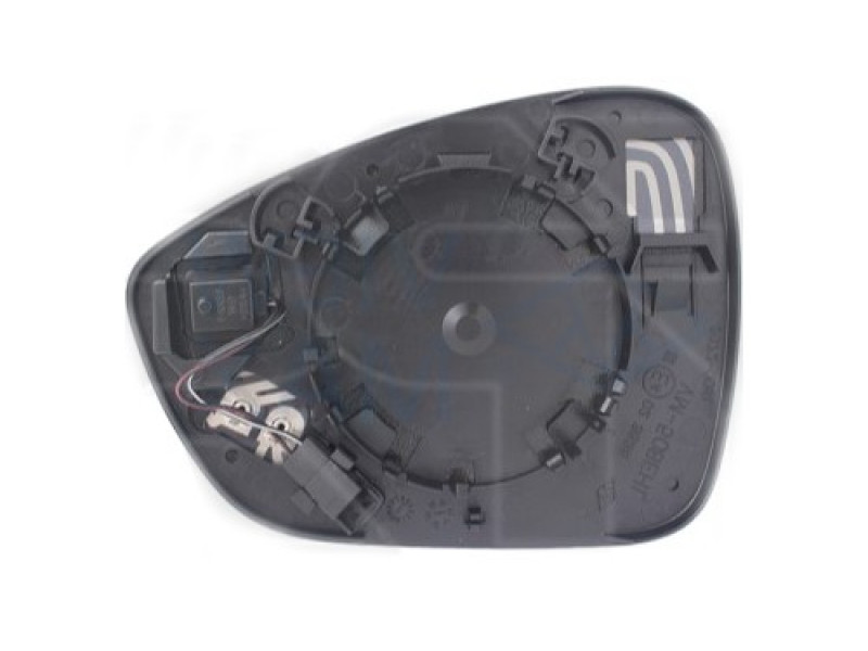 Вкладиш дзеркала правий з обігрівом і датчиком Citroen C4 Picasso / Grand Picasso 2013-2022, Space Tourer 2016-, Opel Crossland X 2017- (Китай)