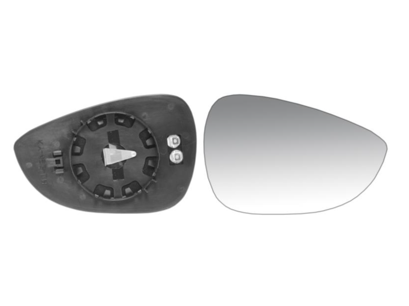 Вкладиш дзеркала правий Ford Fiesta, B-max 2009-2017 LKQ 1531440