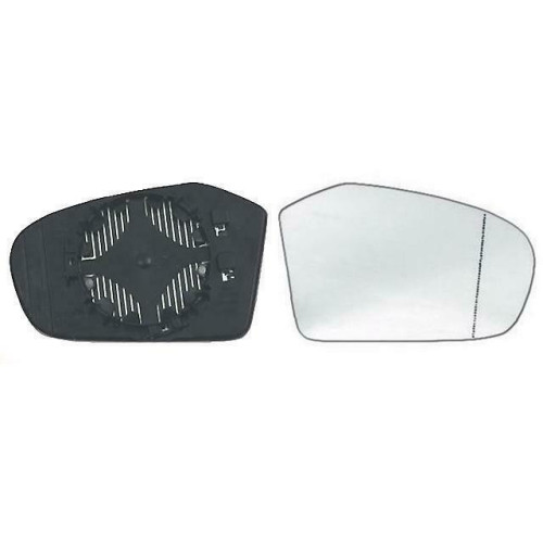 Вкладиш дзеркала правий з обігрівом Mercedes A-Class W169 2004-2008, B-Class W245 2005-2008 Китай A1698100821